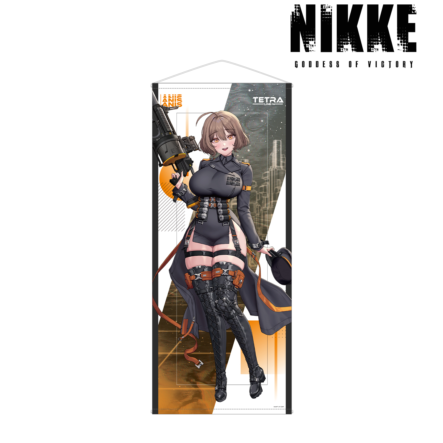 勝利の女神：NIKKE_LOVECACAOさんイラスト アニス タクティカルファッションver. 等身大タペストリー