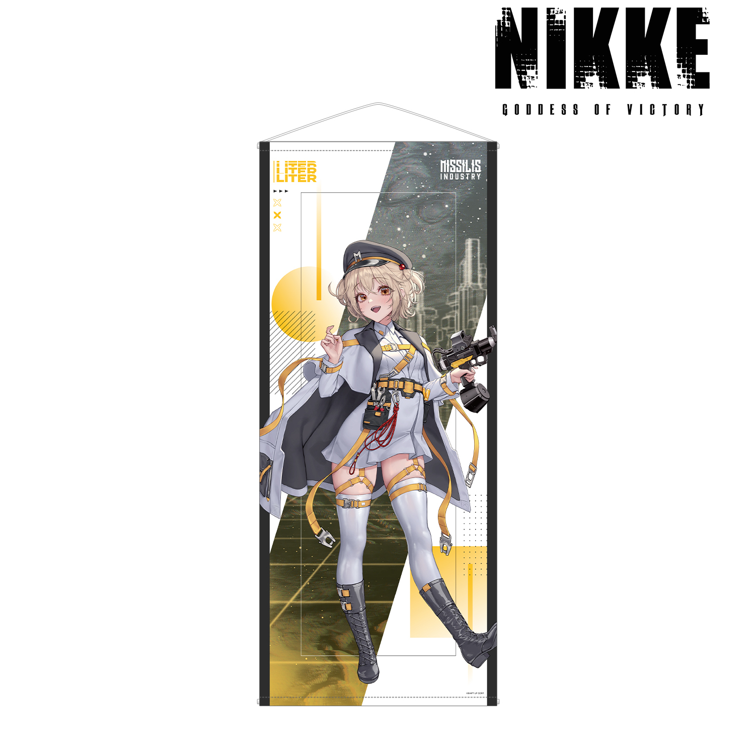 勝利の女神：NIKKE_LOVECACAOさんイラスト リター タクティカルファッションver. 等身大タペストリー