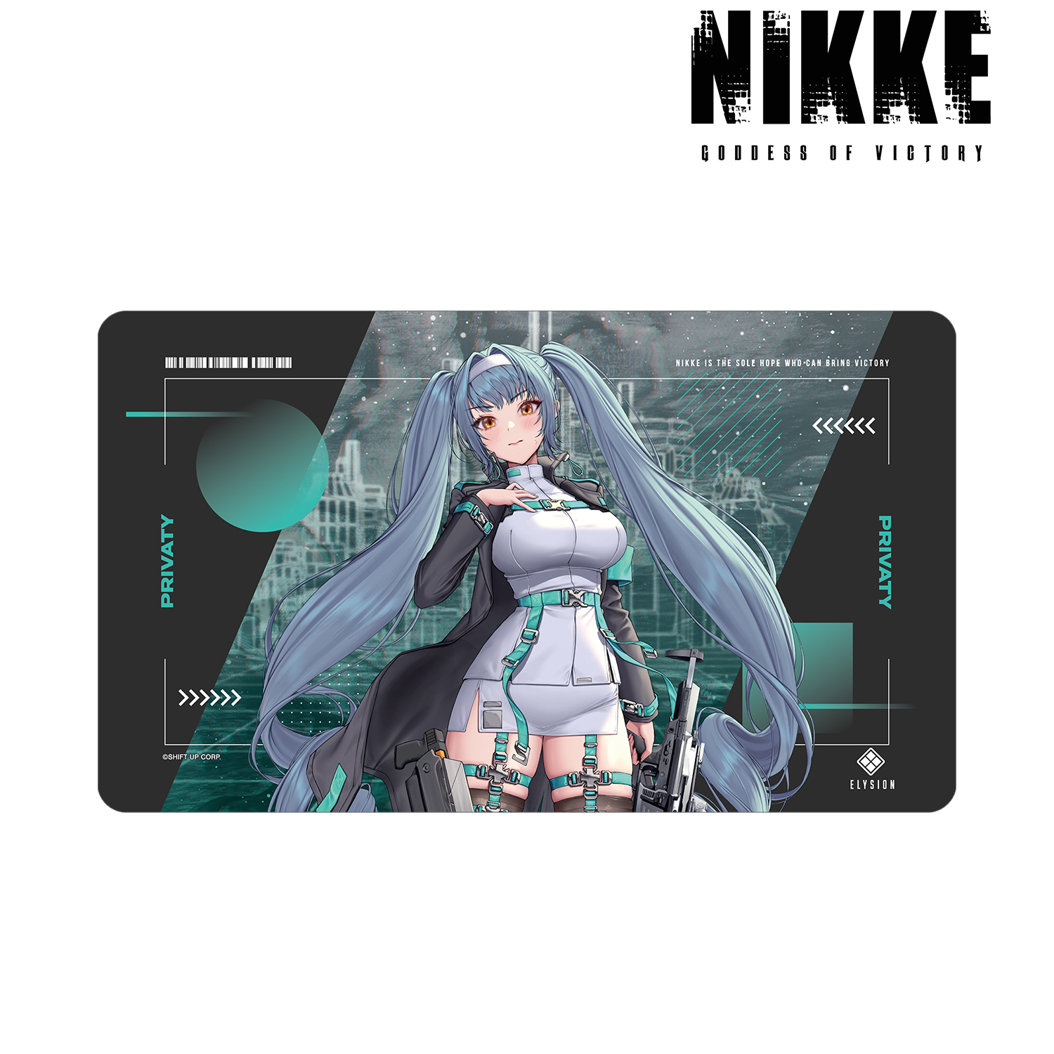 勝利の女神：NIKKE_LOVECACAOさんイラスト プリバティ タクティカルファッションver. マルチデスクマット