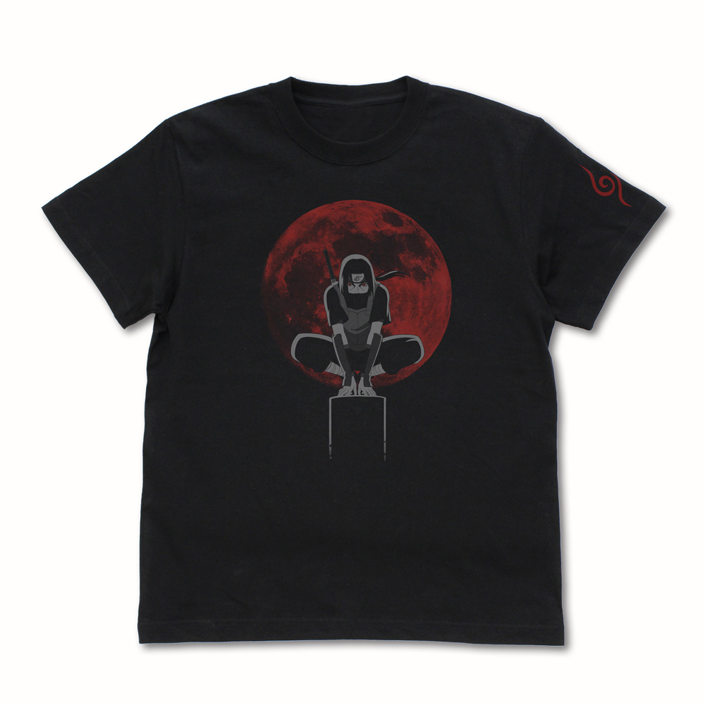 NARUTO -ナルト- 疾風伝_XLサイズ_うちはイタチ 暗部Ver. Tシャツ/BLACK