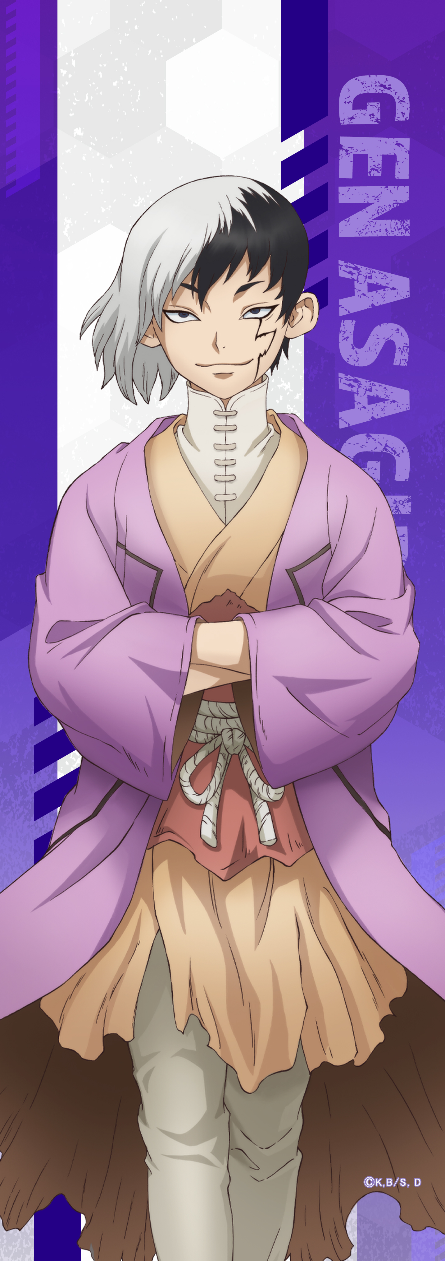 Dr.STONE_ミニタペストリー　あさぎりゲン