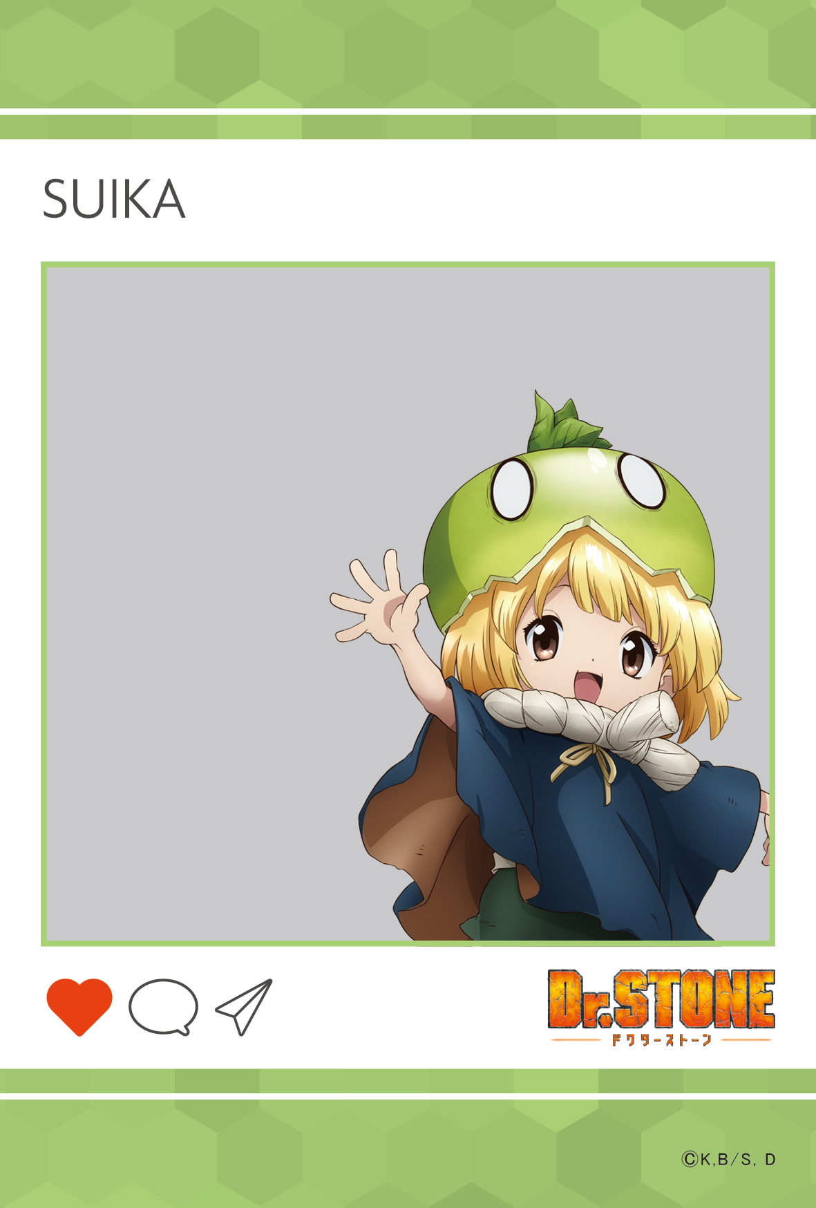 Dr.STONE_SNS風クリアカード スイカ | 公式グッズ・公式