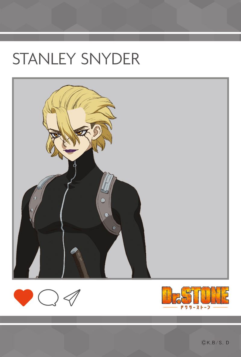 Dr.STONE_SNS風クリアカード スタンリー・スナイダー | Dr.STONE