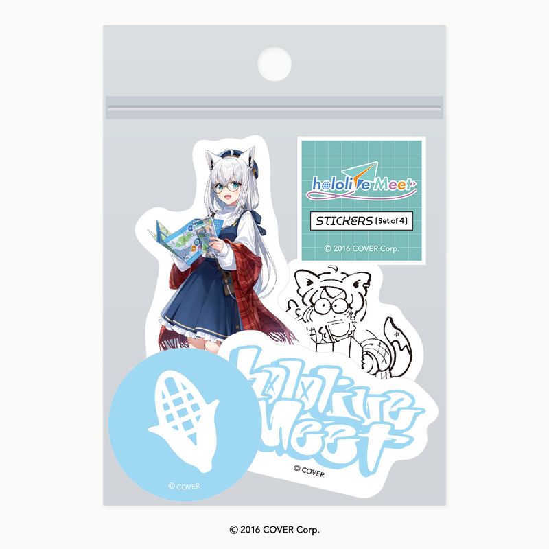 ホロライブ_「hololive Meet 2024」ダイカットステッカーセット 白上