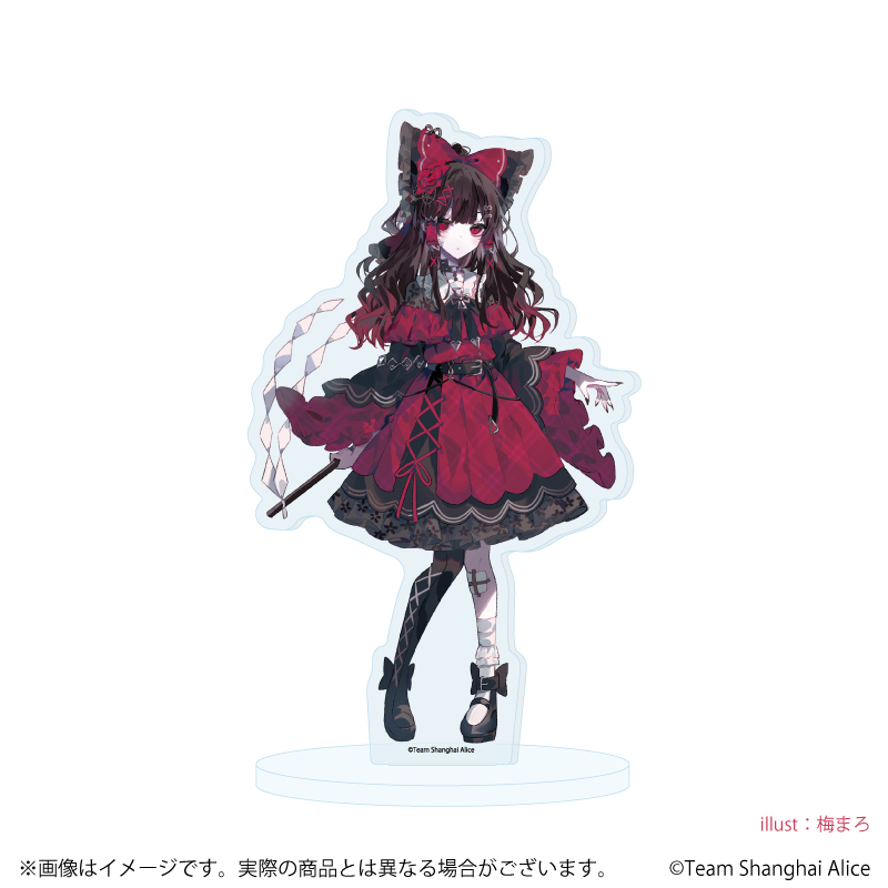 東方Project_アクリルスタンド01/博麗霊夢 病みかわいいver.(描き起こしイラスト)