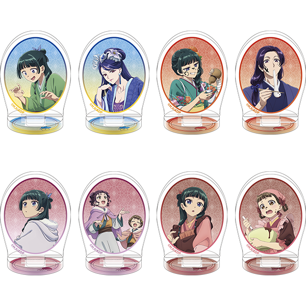 薬屋のひとりごと_ちゅあスタ　ミニチュアアクリルスタンドコレクションvol.3／水仙、正月、寒牡丹、バレンタイン　【BOX／8パック入り】