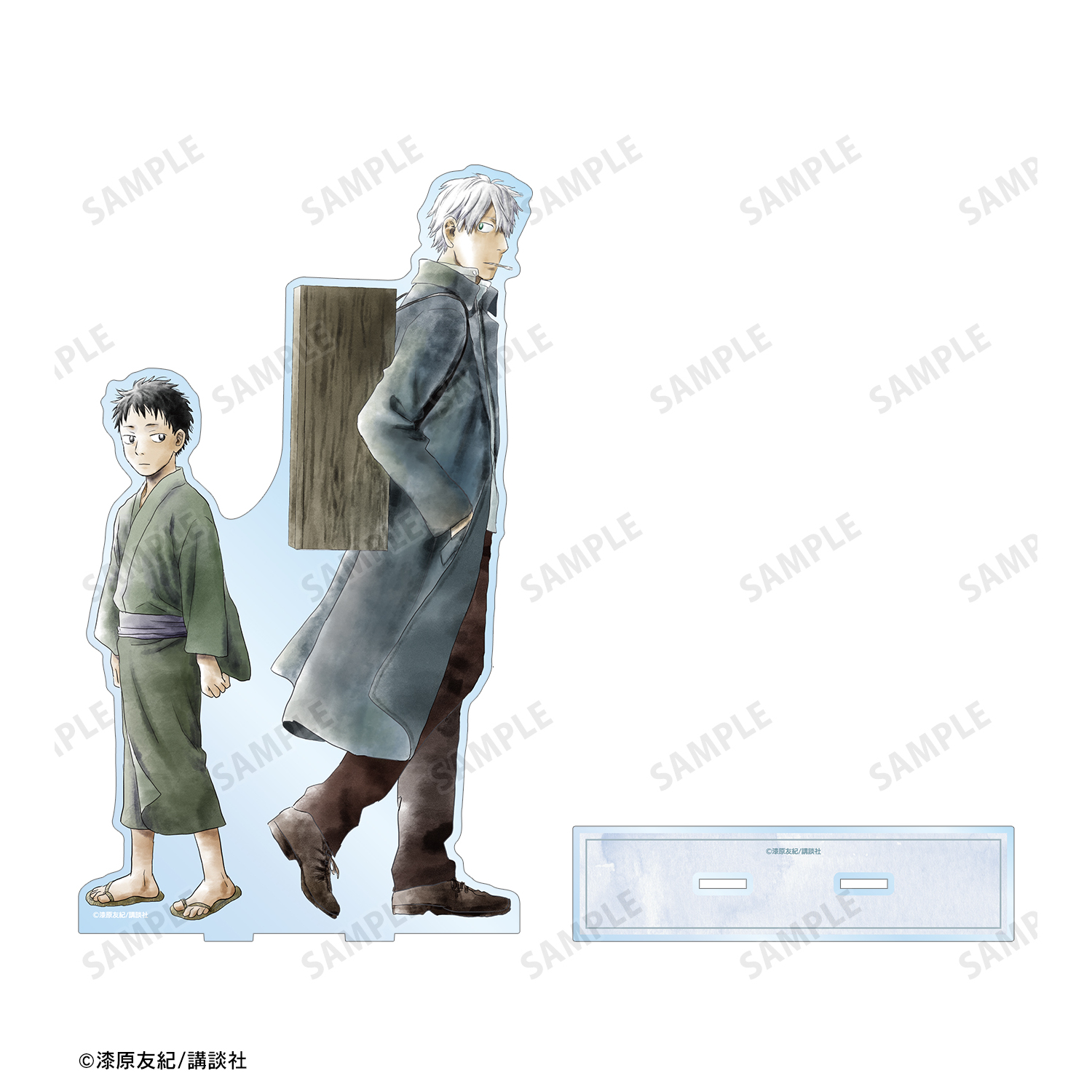 蟲師　複製原画　ギンコ 蟲師_漆原友紀先生 描き下ろし ギンコ 過去と現在ver. 特大