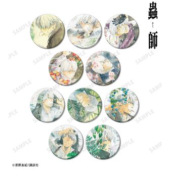 蟲師展 缶バッジ 蟲師 コレクション缶バッジ(白黒ver.)