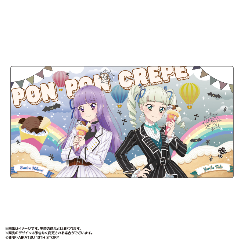 アイカツ!_あかりGeneration×マリオンクレープ 描き下ろしデスクマット 氷上スミレ&藤堂ユリカ