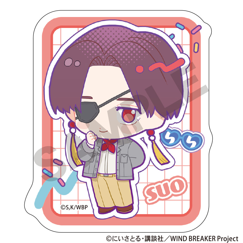 WIND BREAKER_アクリルクリップ 蘇枋隼飛 アメリカンポップ WIND BREAKER_アクリルクリップ 蘇枋隼飛 アメリカンポップ