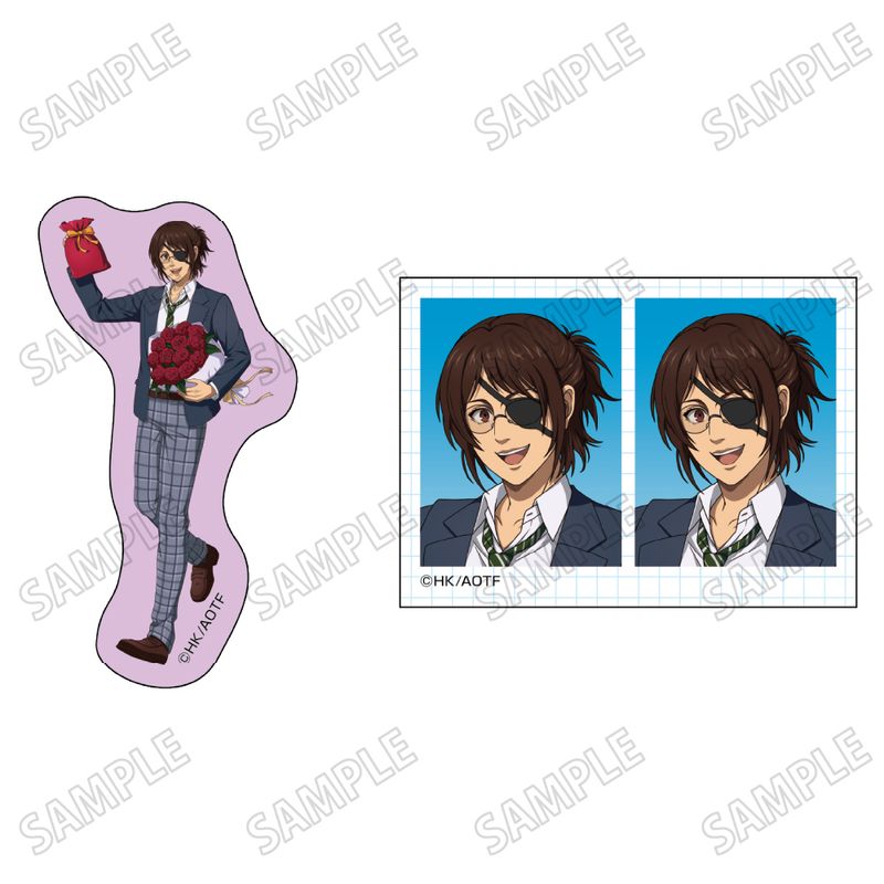 進撃の巨人　学生服　ハンジ　セット 進撃の巨人 The Final Season_描き下ろしステッカーセット【学生服ver