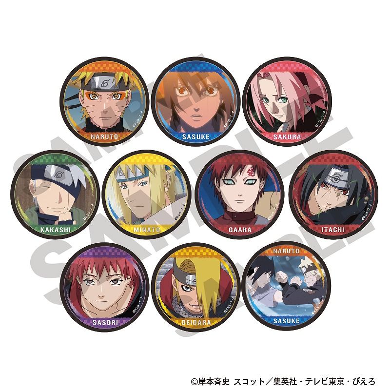 NARUTO-ナルト- 疾風伝_トレーディング缶バッジvol.2【コンプリートBOX