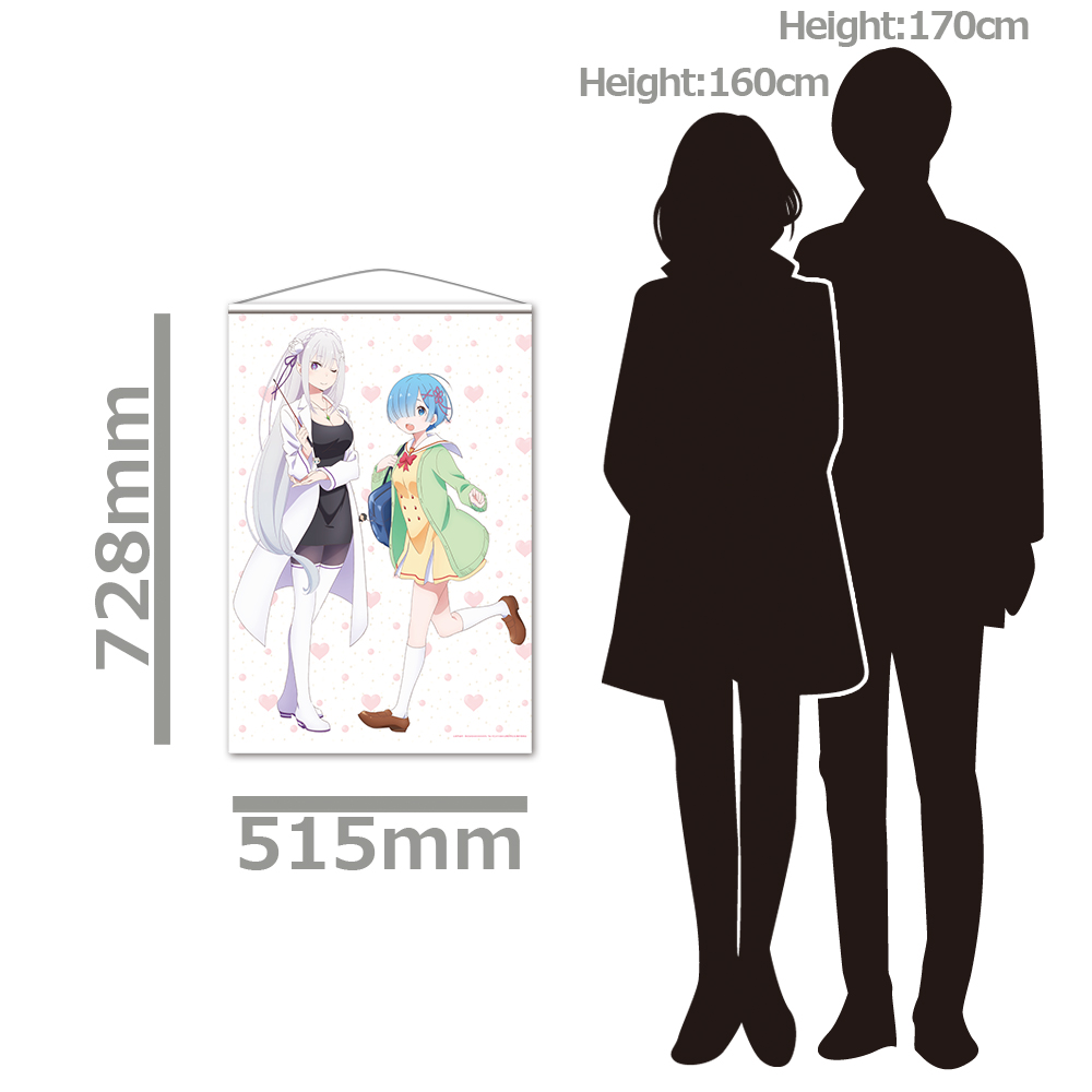 Re:ゼロから始める異世界生活 B2タペストリー エミリア&レム ver.2 Re:ゼロから始める異世界生活_B2タペストリー エミリア&レム ver