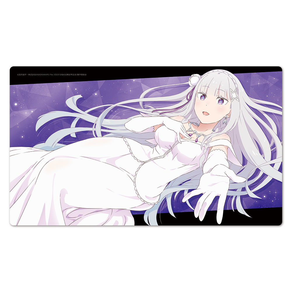 Re:ゼロから始める異世界生活_キャラクターラバーマット エミリア ウェディングドレスver.