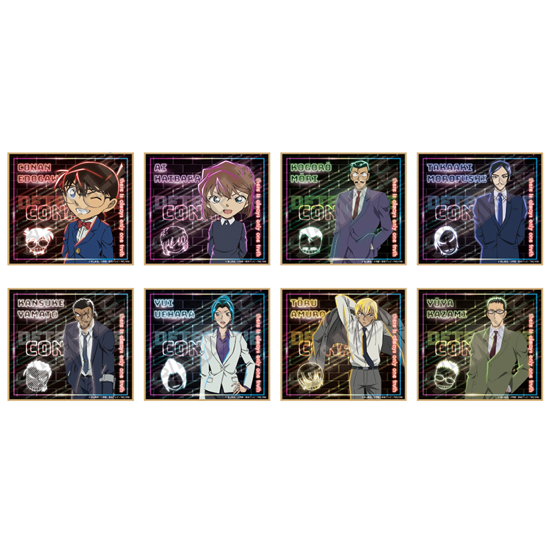 名探偵コナン_Neon Light ミニ色紙　【BOX／8個入り】
