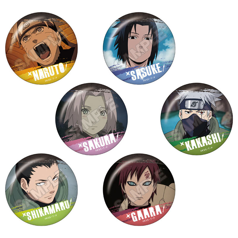 NARUTO -ナルト- 疾風伝_場面写vol.2 缶バッジ　【BOX／6個入り】