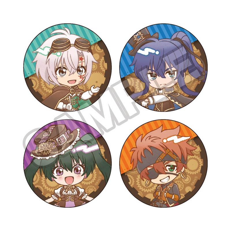 D.Gray-man_スチームパンク 缶バッジ　【BOX／4個入り】