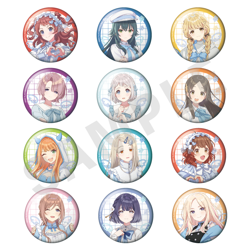 学園アイドルマスター_缶バッジ（全12種）　【BOX／12個入り】
