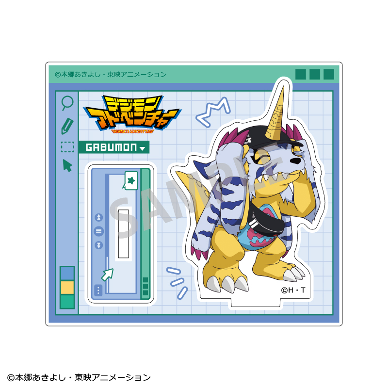 デジモンアドベンチャー 僕らのデジモンクリスマスソング ビッグアクリルスタンド デジモンアドベンチャー - 太一＆アグモン Ani-Art BIGアクリル