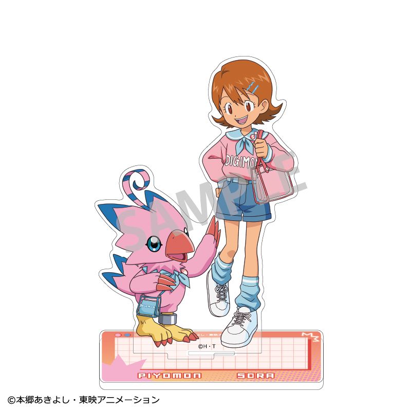武之内空・ピヨモン　セット デジモンアドベンチャー_アクリルスタンド_武之内空&ピヨモン/リンク