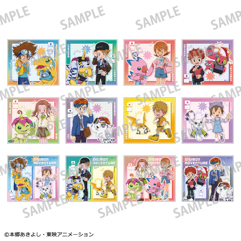 デジモンアドベンチャー_トレーディングミニ色紙/リンクコーデ゛　【BOX／12個入り】	