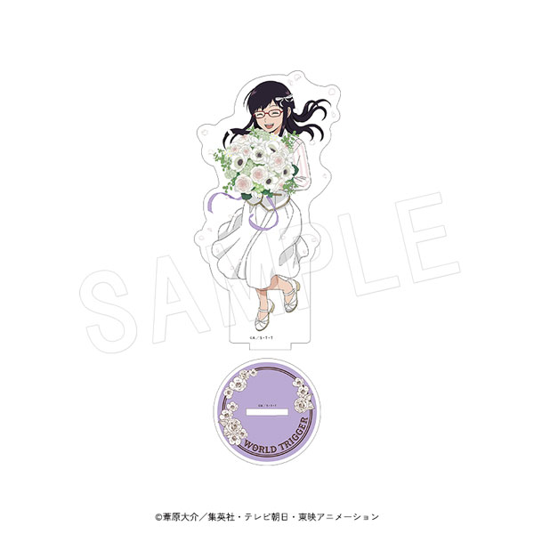 ワールドトリガー_アクリルフィギュアスタンド Bouquet Ver. 宇佐美栞