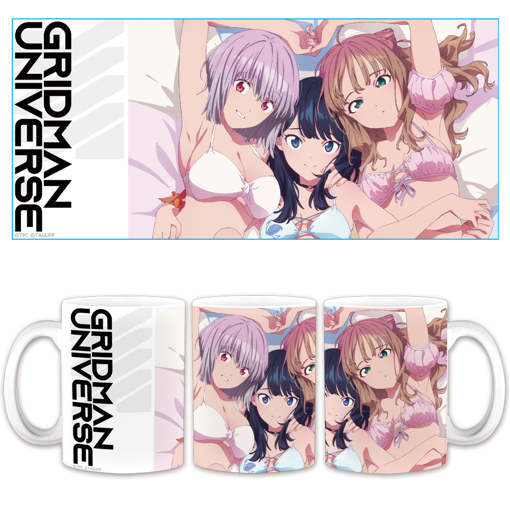 グリッドマン ユニバース_マグカップ 六花&アカネ&夢芽