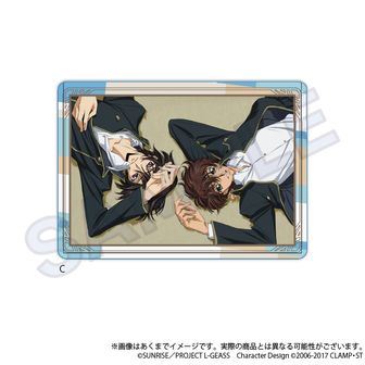 コードギアス 反逆のルルーシュ_ レザーバッジ(ロング) H イエス ユア