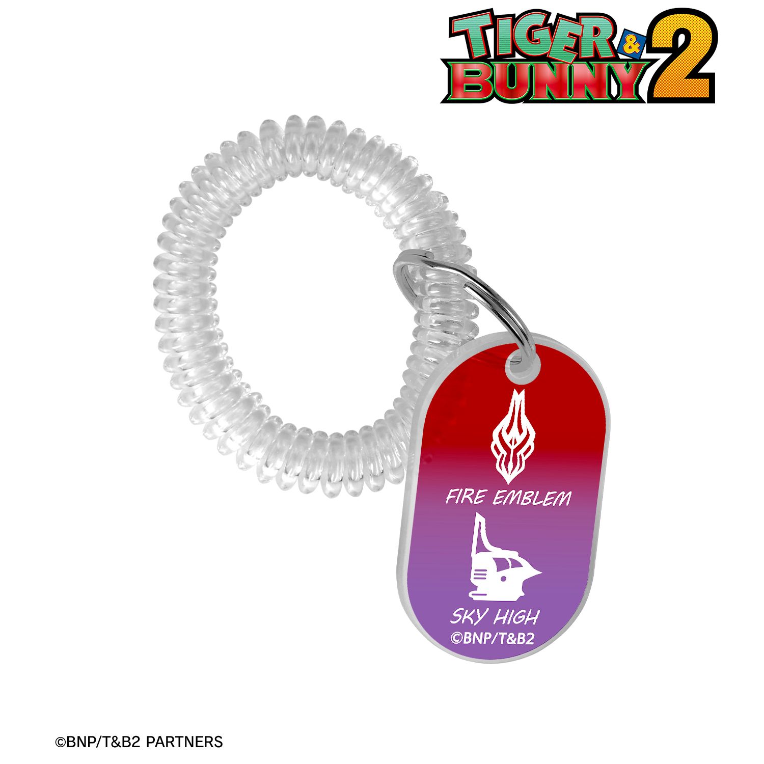 TIGER & BUNNY 2_ファイヤーエンブレム&スカイハイ ロッカーキー風アクリルキーホルダー