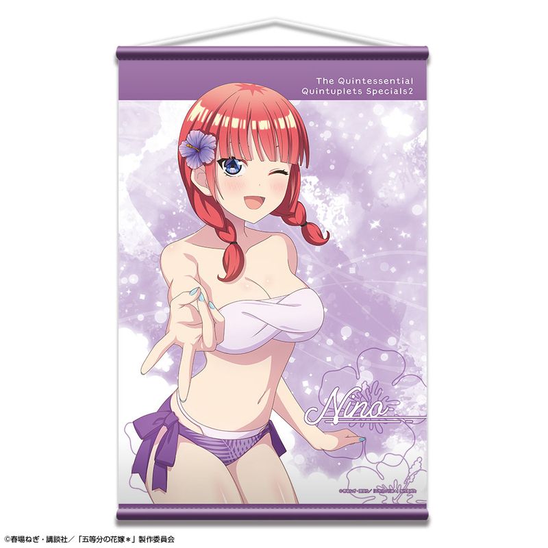 五等分の花嫁＊_B2タペストリー 水着Ver. デザイン02(中野二乃) | 五等