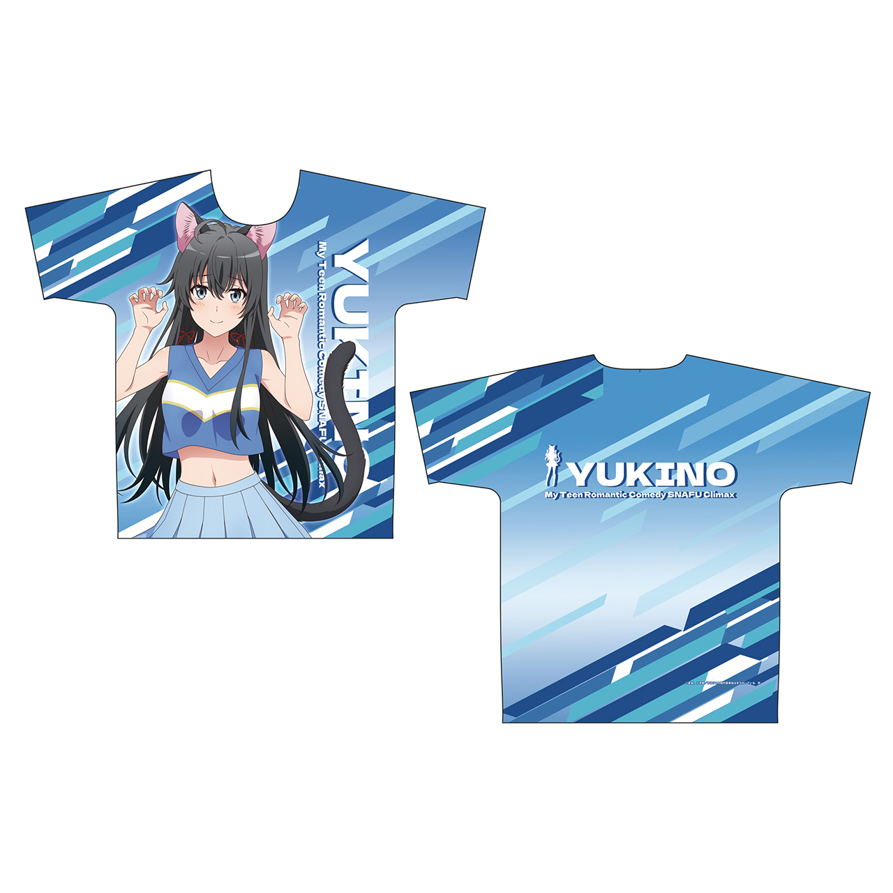やはり俺の青春ラブコメはまちがっている。完_XLサイズ_【描き下ろし】フルグラフィックTシャツ　綿ライク 雪乃(アニマルチア)