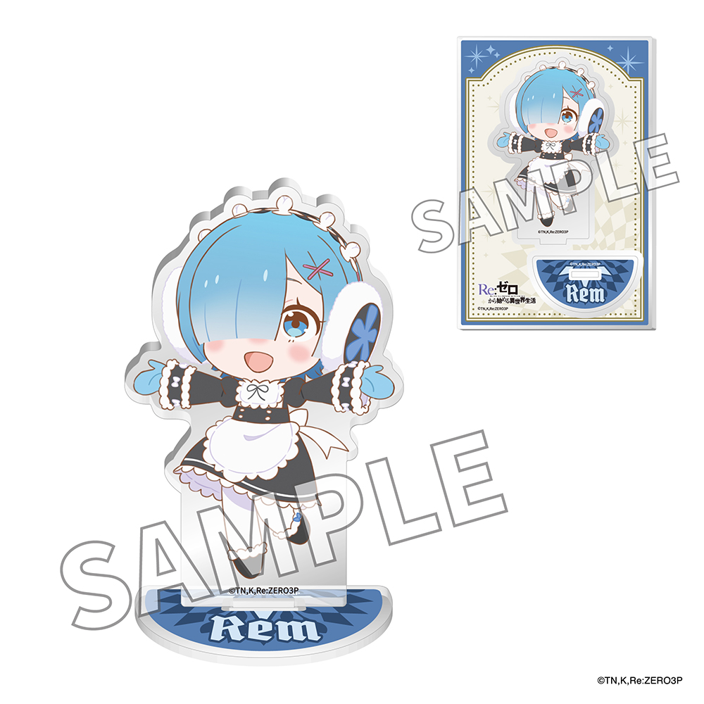 Re:ゼロから始める異世界生活_ミニキャラ アクリルスタンドフィギュア Winter ver. レム