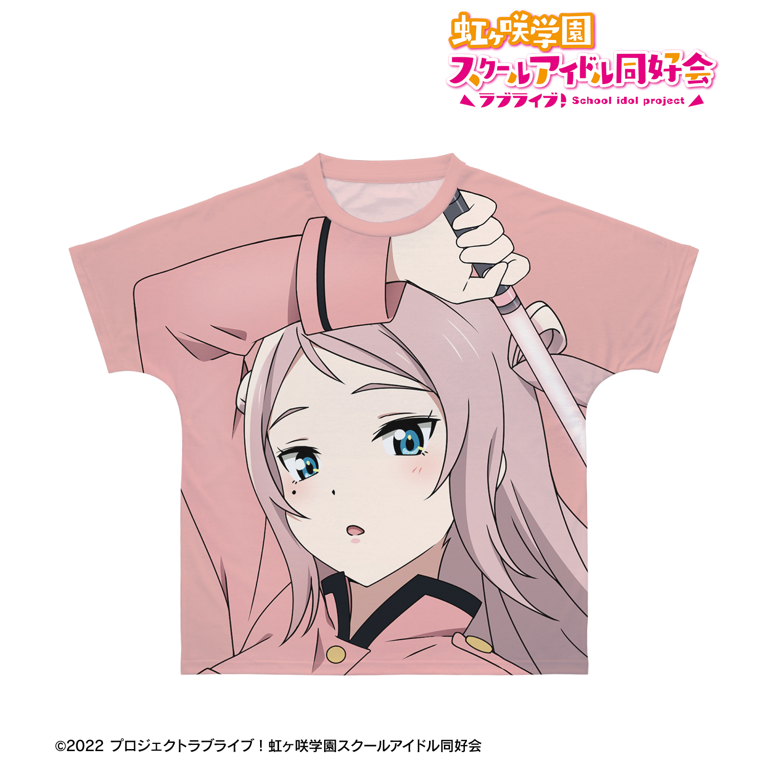 ラブライブ！虹ヶ咲学園スクールアイドル同好会_(サイズ/XS)_描き下ろし 鐘 嵐珠 繚乱！ビクトリーロードver. フルグラフィックTシャツユニセックス