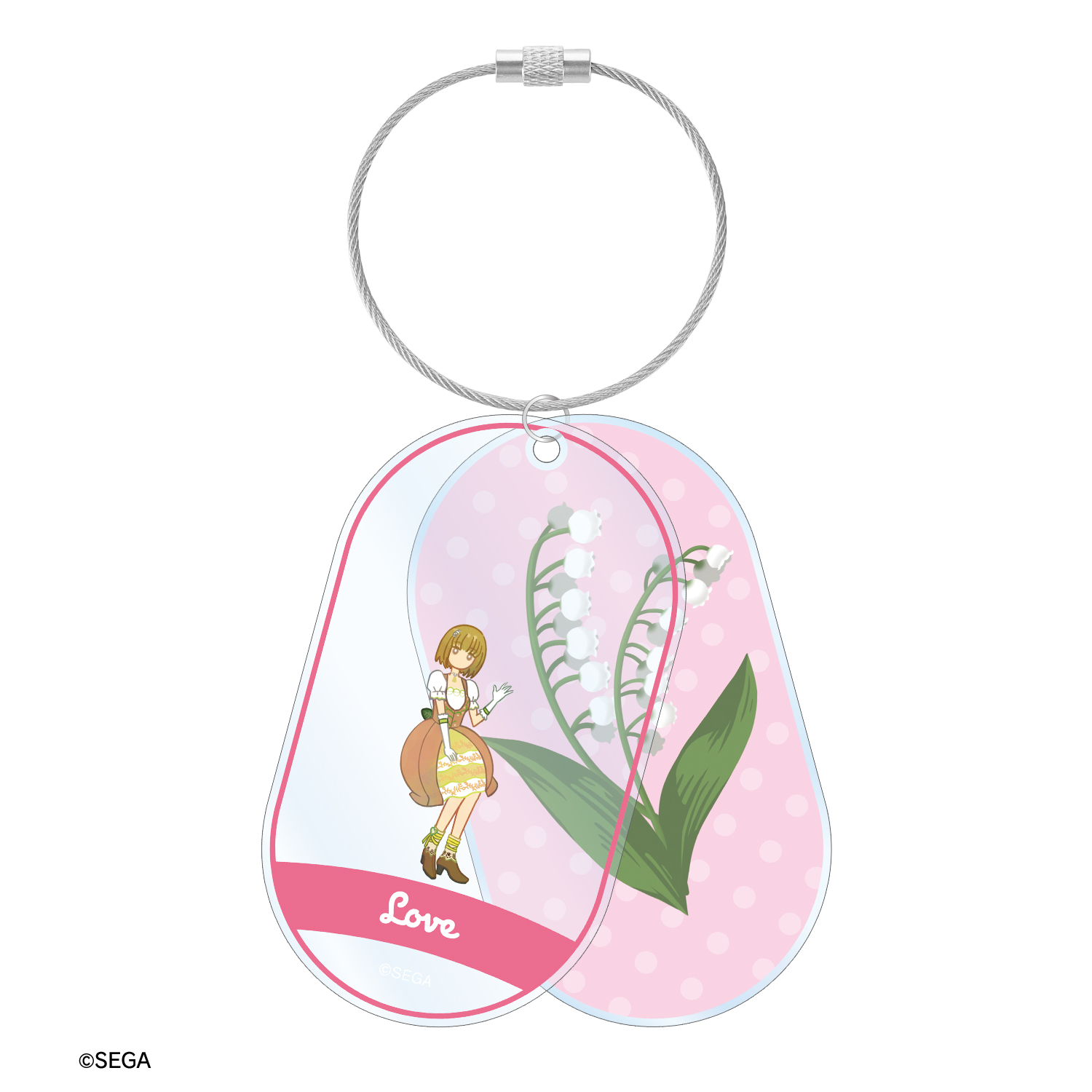 オシャレ魔女 ラブ and ベリー_ラブ Botania 2連ワイヤーBIGアクリルキーホルダー ver.A(事後販売商品)