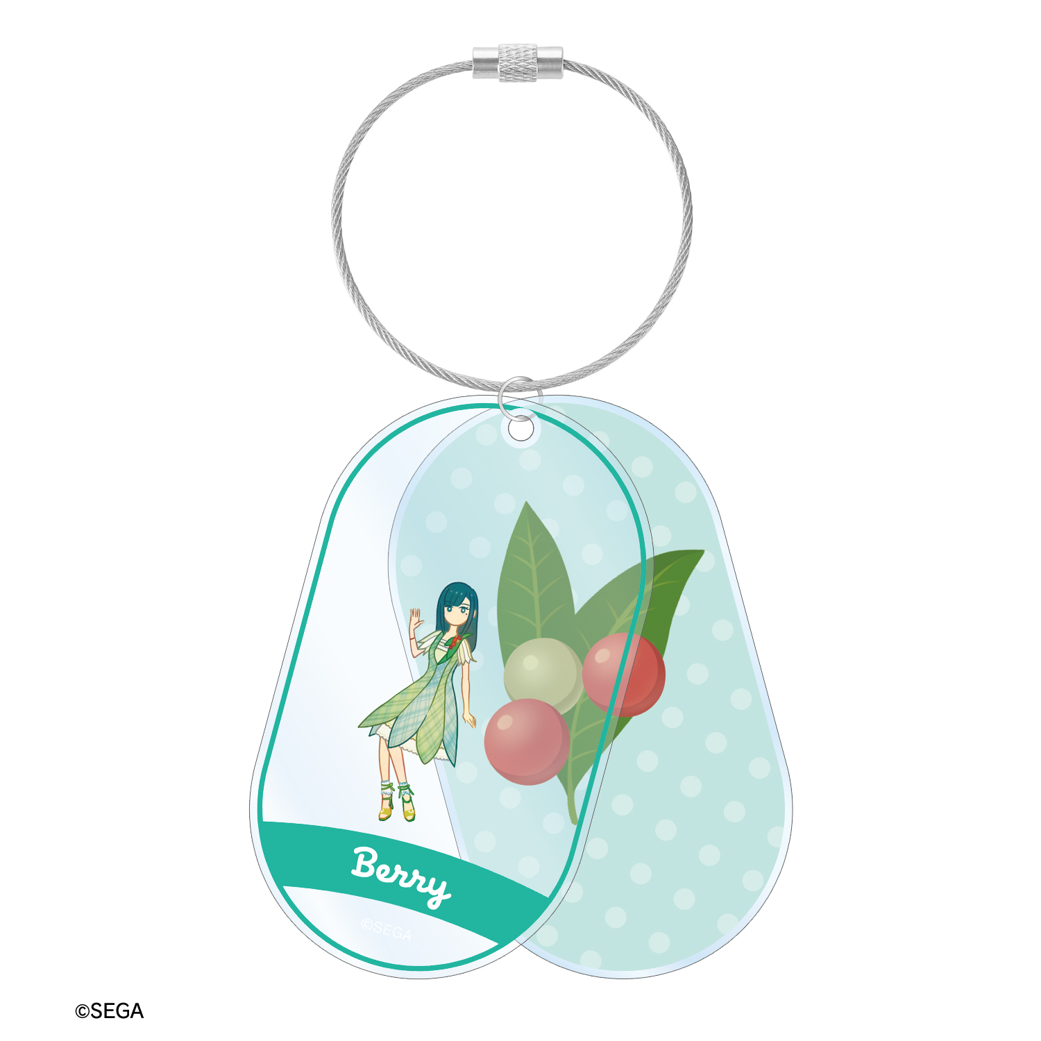 オシャレ魔女 ラブ and ベリー_ベリー Botania 2連ワイヤーBIGアクリルキーホルダー ver.A(事後販売商品)