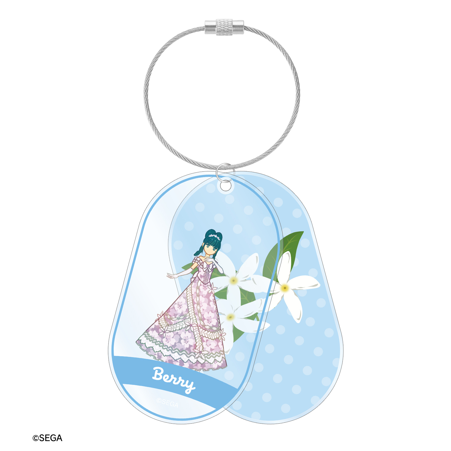 オシャレ魔女 ラブ and ベリー_ベリー Botania 2連ワイヤーBIGアクリルキーホルダー ver.B(事後販売商品)