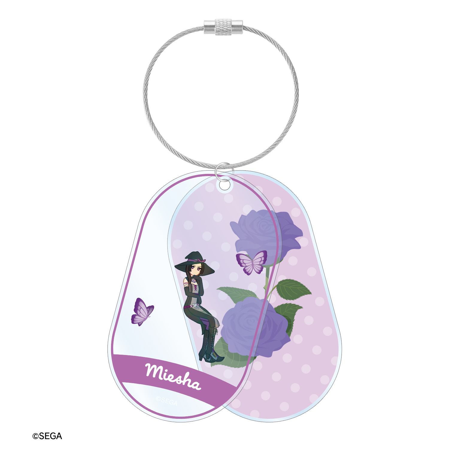 オシャレ魔女 ラブ and ベリー_ミーシャ Botania 2連ワイヤーBIGアクリルキーホルダー(事後販売商品)