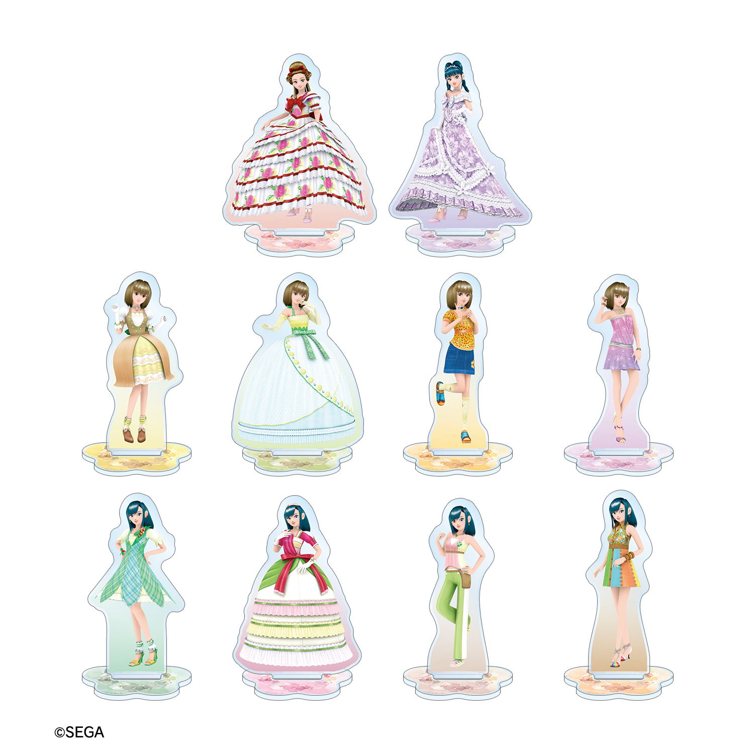 オシャレ魔女 ラブ and ベリー_トレーディングミニアクリルスタンド(単位/BOX)【コンプリートBOX/10パック入り】(事後販売商品)