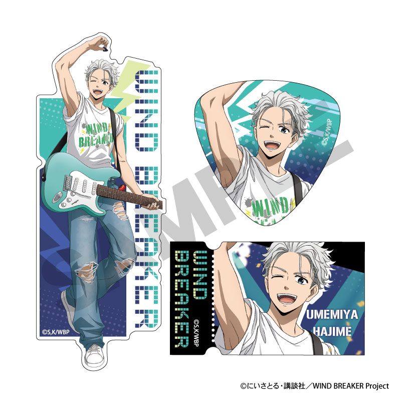 梅宮一　セット breaker wind WIND マルイ | colleize | 一 梅宮 BREAKER_ぷちめもっ!ミニスタンド ピンズ・ピンバッジ・缶バッジ