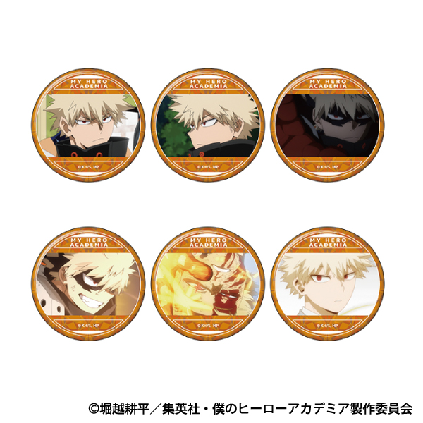 僕のヒーローアカデミア_爆豪 勝己がいっぱいキャラバッジコレクション【BOX／6個入り】