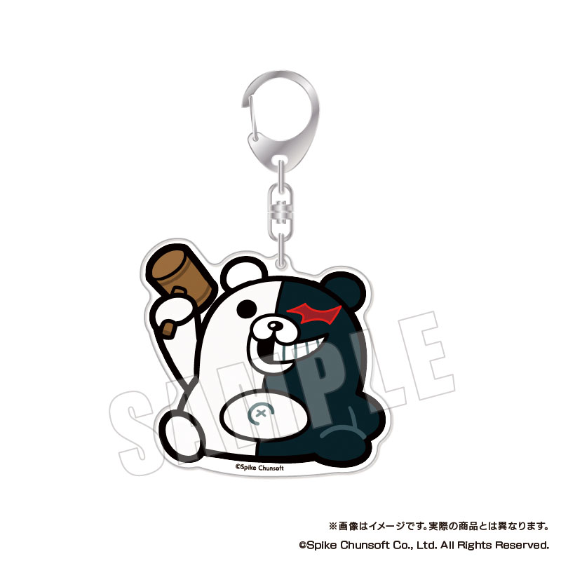 ダンガンロンパシリーズ×ぶくぶ_おおきめアクリルキーホルダー 01 モノクマ