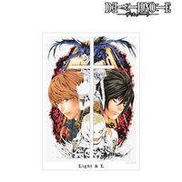 DEATH NOTE_夜神 月&L A3マット加工ポスター | DEATH NOTE（デスノート