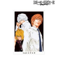 DEATH NOTE_夜神 月&ニア&メロ A3マット加工ポスター | DEATH NOTE