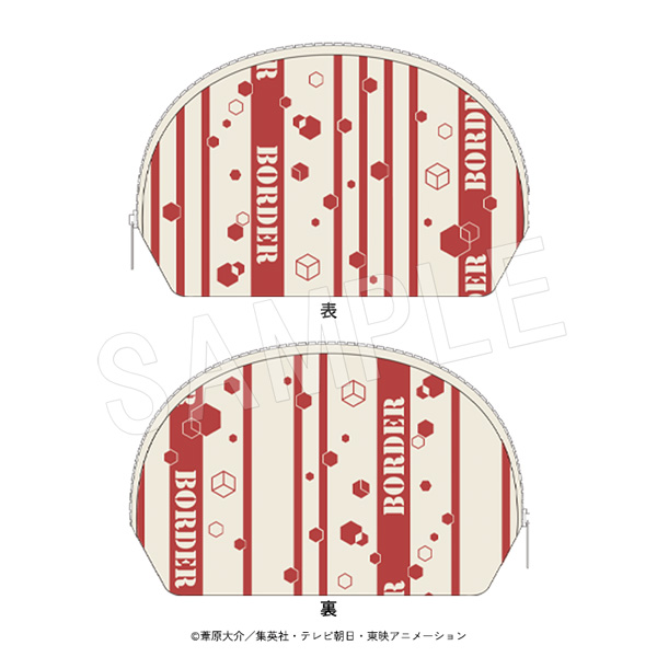 ワールドトリガー_浴衣柄ポーチ 生駒隊Ver.