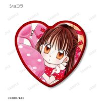 夢色パティシエール_トレーディングハート型缶バッジ(単位/BOX