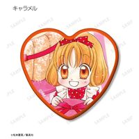 夢色パティシエール_トレーディングハート型缶バッジ(単位/BOX