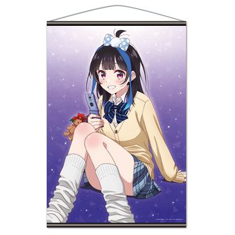 彼女お借りします　ロングクッションカバー　水原千鶴　ゴシック風デート服 彼女、お借りします 描き下ろしロングクッションカバー 水原千鶴