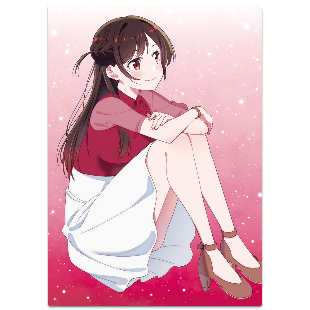 彼女、お借りします　検定　水原千鶴　A4クリアファイル 彼女、お借りします クリアファイル 水原千鶴 私服ver.