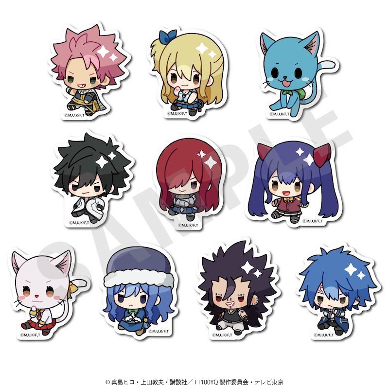 FAIRY TAIL 100年クエスト_トレーディングステッカー【BOX／10個入り】