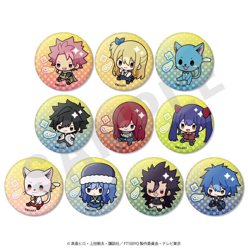 FAIRY TAIL 100年クエスト_トレーディング缶バッジ【BOX／10個入り】